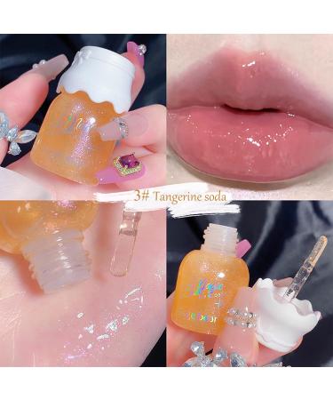 Mrettick Shimmer Lip Gloss Set - 5 Colors | Hydrating Lip Glow Oil and Tinted Balm Set - Buy Online on SooperMarket.com