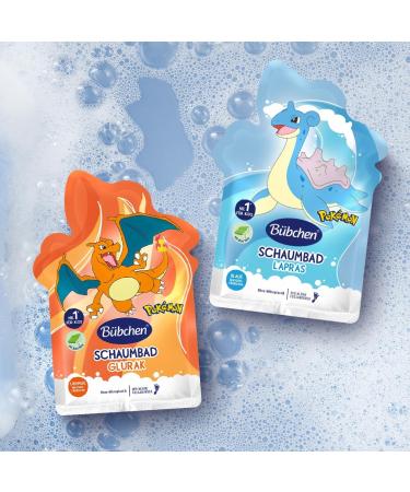 B bchen Pok mon Foam Bath Lapras 40ml - Gentle Bathing Additive for Kids Aloe Vera Orange Color No Silicones or Microplastics - Buy Online on SooperMarket.com