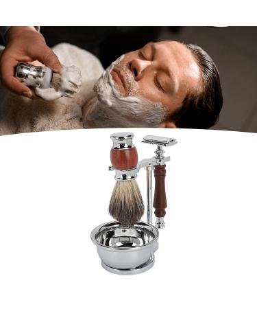 Premium Men's Shaving Set with Wooden Handle | Easy to Clean | Perfect Gift for Him - Buy Online on SooperMarket.com