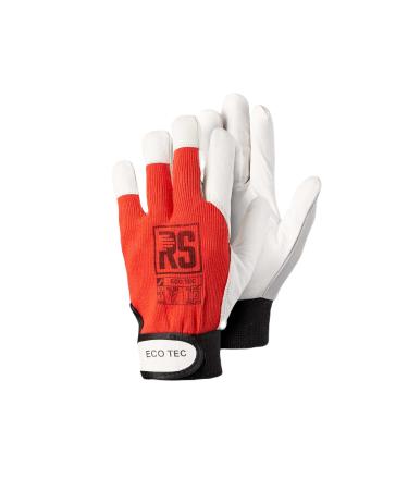 RS Occupation Ecotec Red Hand Assembly Shoes & Leather Work Gloves - ISO CE EN 420 & EN 388 Certified | 12 Pairs Size 7 - Buy Online on SooperMarket.com