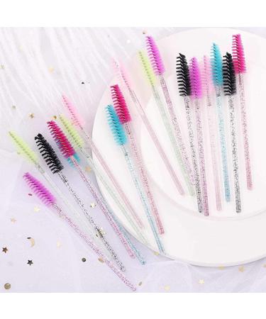 300 Pcs Eyelash Wands Disposable - Thick Spoolie Mascara Brush for Lashes & Eyebrow Makeup - Buy Online on SooperMarket.com