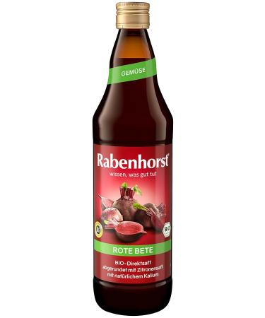 RABENHORST Organic Beetroot Juice Pack of 6 100% Pure Juice with Lemon | Premium Healthy Drink - Buy Online on SooperMarket.com