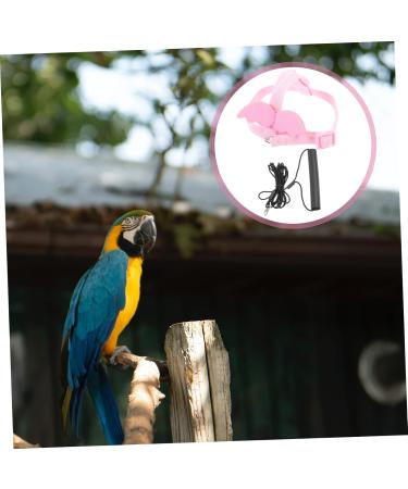 Beavorty 4 Sets Bird Leash Suspend Bird Training Bird Flying Harness Bird Harness Leashes Vest Clothing 12X6X1.3CMx4pcs Pinkx4pcs - Buy Online on SooperMarket.com