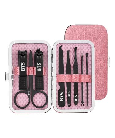 Kpop BTS Merchandise 8 in 1 Professiona Manicure Set for Army Gifts