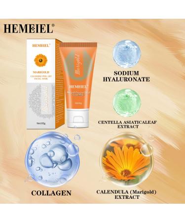 Calendula Peel Off Facial Mask - Blackhead & Pore Minimizer | Deep Cleansing Gold Mask for All Skin Types - Buy Online on SooperMarket.com