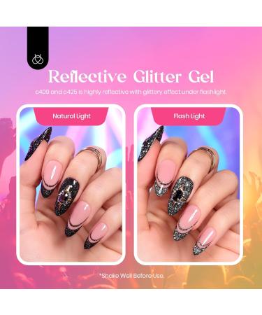 Beetles 20 Colors Gel Nail Art Kit with Base and Top Coat - DIY Spring Summer Manicure Set for Glitter Nails - A-Party Fever Collection - Buy Online on SooperMarket.com