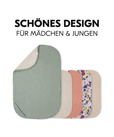 Hauck Topper & Towel for Diaper Pad - Breathable Muslin & Terry Fabric Washable at 60 C Ideal for Baby Boys & Girls - Compatible with Hauck Clean Baby Wrap (Sage) - Buy Online on SooperMarket.com