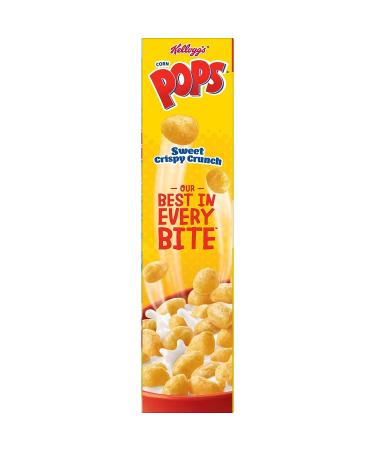 Kellogg's Corn Pops Cereal 14.6oz - Kids' Favorite Breakfast Snack with 8 Vitamins & Minerals - Buy Online on SooperMarket.com