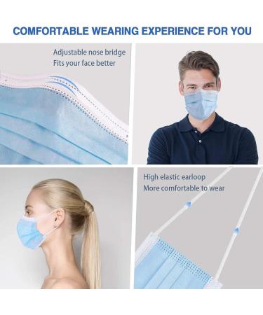 TATUBE 50Pcs Mouth Disposable Face Mask - Unisex Outdoor Protection Anti Dust Mask - Buy Online on SooperMarket.com