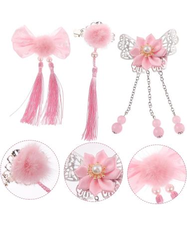 ABOOFAN 2 Boxes Children's New Year Hair Clips Hair Roller Clips Hair Holder Chinese Hair Accessories Hair Barrettes Hair Claw Clips Hair Snap Clips Girls Headdress China Fabric Hanfu - Buy Online on SooperMarket.com