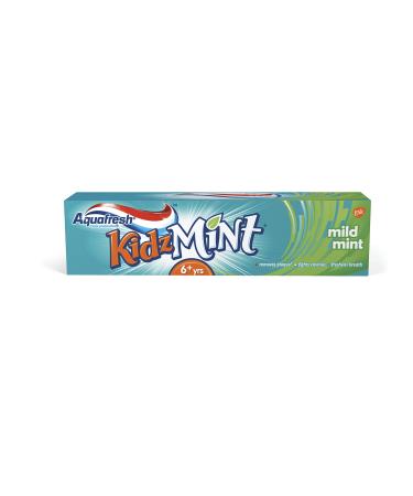 Aquafresh Kids Toothpaste with Fluoride Plaque Remover Fresh Breath and Cavity Protection Mild Mint 90 mL