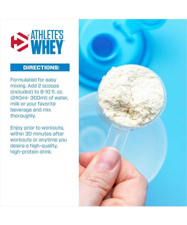 Dymatize Athlete's Whey Cookies & Cream 1.75 lb - High-Protein Protein Powder - Buy Online on SooperMarket.com
