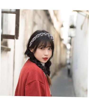 PLAFOPE Rhinestone Headband Womens Hair Bands Dressy Headbands for Women Hair Headbands for Women Head Bands for Hair Women Hair Bands Fashionable Headbands Wide Headbands - Buy Online on SooperMarket.com