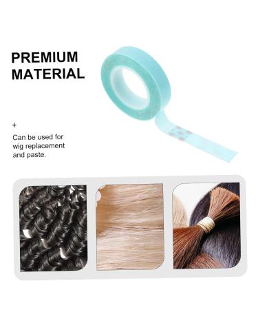 Angoily Double Sided Wig Tape - 4 Rolls Lace Front Hair Adhesive Stickers | Waterproof & Secure Attachment for Blue Wigs - Buy Online on SooperMarket.com