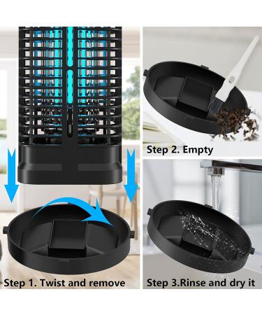 Gardenary Bug Zapper 20W | 4200V Electric Mosquito Killer for Indoor/Outdoor Use | Waterproof Fly Zapper | Electronic Mosquito Lamp for Patio, Home, and Backyard - Buy Online on SooperMarket.com
