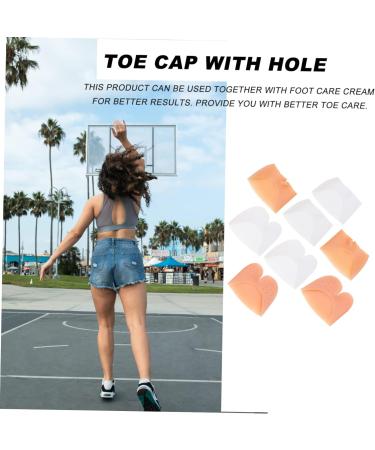 Silicone Toe Pouches 4 Pairs - Toe Cover Sleeves, Separator, Protectors & Pads - Buy Online on SooperMarket.com