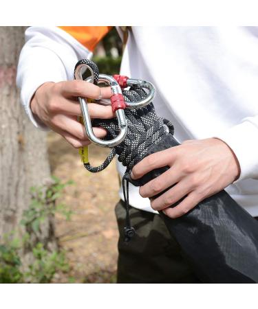 WEREWOLVES 8MM Climbing Rope - High Strength Safety Rope for Rock Climbing, Rappelling, Fire Rescue - 32ft Length - Buy Online on SooperMarket.com