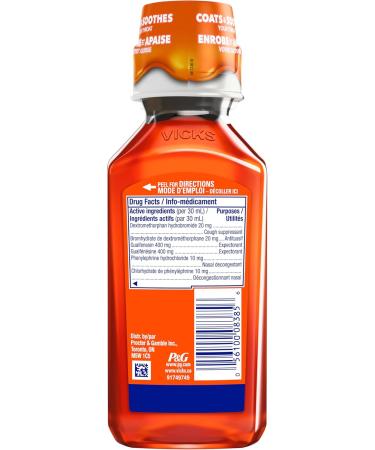 Vicks DayQuil Cough & Congestion Non-Drowsy Liquid Medicine Non-Drowsy Daytime Relief for Cough Mucus and Congestion Citrus Flavour 354ml - Buy Online on SooperMarket.com
