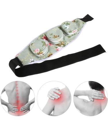 Smoke-Free Moxibustion Pocket - Portable Moxa Cone Cover for Waist Belly & Shoulder Treatment | Eco-Friendly Green Fabric - Buy Online on SooperMarket.com