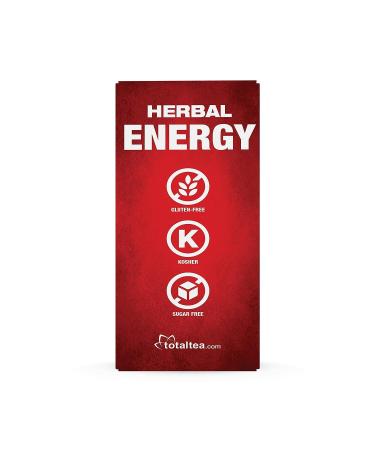 Total Tea Energy Tea Bags with Caffeine - Mixed Berry Flavored Green Tea for Focus & Stamina (25 Tea Bags) - Buy Online on SooperMarket.com