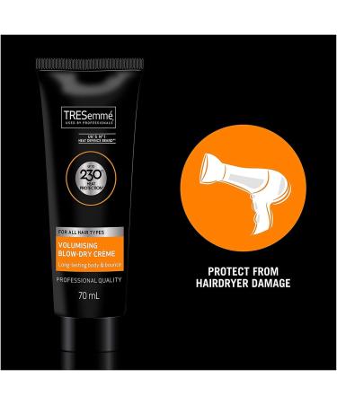 TRESemme Volumising Blow Dry Cream All Hair Types 6x 70ml Professional Quality - Up to 230C Heat Protection - Buy Online on SooperMarket.com