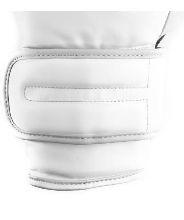 Everlast Unisex Adult Boxing Gloves Powerlock 2 - 16oz Training Gloves in White | Premium Quality & Durability for Boxing & Fitness - Buy Online on SooperMarket.com