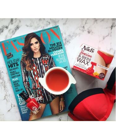 Nad's Brazilian & Bikini Wax Kit for Women - Coarse Hair Removal - At-Home Body Waxing with Hard Wax, Oil Wipes, and Spatula - Buy Online on SooperMarket.com