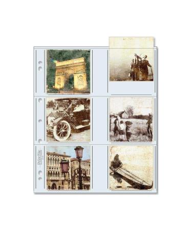 Print File 33-12P Archival Storage Page for 12 3.5" x 3.5" Prints 100-Pack