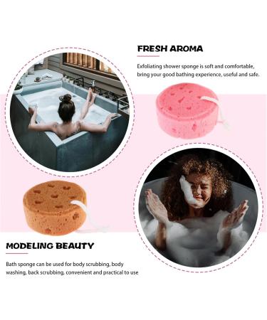 PRETYZOOM 3pcs Seaweed Bath Sponge Set - Honeycomb Shower Accessory for Exfoliating & Cleansing | Ideal Bathing Supplies - Buy Online on SooperMarket.com