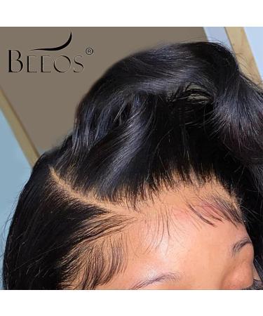 BEEOS SKINLIKE Real HD Lace Wig, 13x4 Full Frontal 0.14mm Ultra-thin Invisible Lace Body Wave Wig 150% Density Pre Plucked Bleached Knots Hairline 12A Unprocessed Human Hair 20 Inch 13x4 Full Frontal SKINLIKE Real HD Lace …