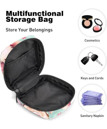 Anna Cowper Flower Sanitary Napkin Storage Bag - Multi-colored Portable Period Pouch for Women and Teens - Buy Online on SooperMarket.com