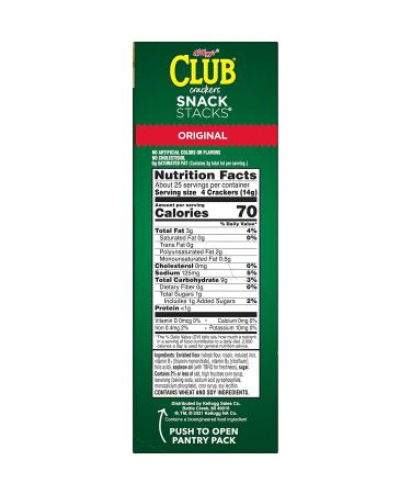 Club Crackers Lunch Snack Packs - Original Flavor - 12.5oz Box (6 Stacks) | Perfect Office and Kids Snacks - Buy Online on SooperMarket.com
