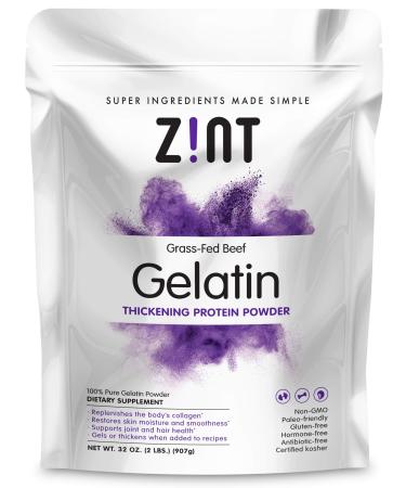 Zint Beef Gelatin Pure Protein 32 oz (907 g)