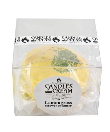 Candles & Cream Lemongrass Shower Steamers - Aromatherapy Stress Relief Set of 2 - Buy Online on SooperMarket.com