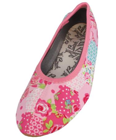 Beck Girls Roses Gymnastics Shoes 26 EU Pink