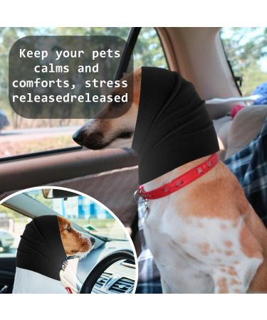 Amaxiu Dog Snood for Dog Neck and Ears Warmer Dog Ear Muffs Dog Neck and Ear Warmer Hood Pet Dog Snood Dogs Quiet Ear Covers Hood for Anxiety Relief Noise Protection Bathing Grooming(L Black) L Black - Buy Online on SooperMarket.com