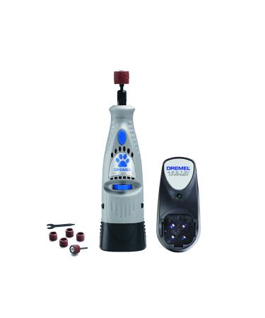 Dremel 7300-PT 4.8V Cordless Pet Dog Nail Grooming & Grinding Tool, Easy to Use, Rechargeable, Safely Trim Pet & Dog Nails , Grey , Medium Old Model