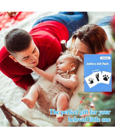 TOGOU2S Baby Footprint & Handprint Kit - Inkless Print Pads for Pets & Babies | Non-Toxic Family Keepsake Kit - Buy Online on SooperMarket.com