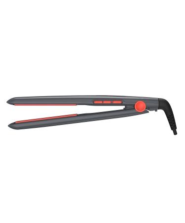 Remington S5500TA Anti-Static Flat Iron | 1 " Floating Ceramic Plates & Digital Controls | Hair Straightener - Grey/Coral | International Shipping Available - Buy Online on SooperMarket.com