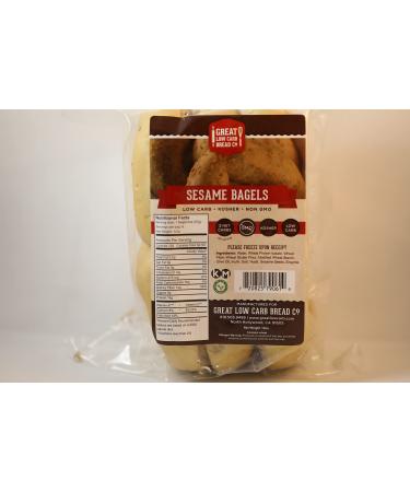 Great Low Carb Sesame Bagels 2 Bags