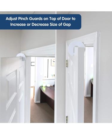 Wittle Door Pinch Guard - 4pk | Baby Proofing Doors with Soft Foam Stopper | Prevent Finger Injuries & Locking Accidents | Child & Pet Safety - Buy Online on SooperMarket.com