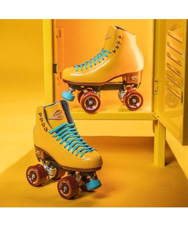 Riedell Crew Outdoor Quad Roller Skate - Turmeric, Size 8 - Buy Online on SooperMarket.com