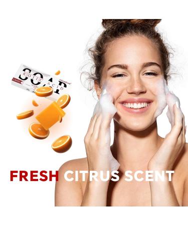 Buy Kojic Acid & Turmeric Soap Bar - Fresh Citrus Scent Vitamin C Shea Butter - Gentle Face & Body Cleanser (3 Pack) - International Shipping Available - Buy Online on SooperMarket.com