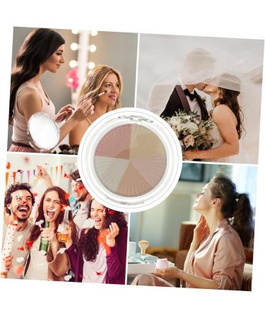BELLIFFY 1 Box Highlight Powder Highlighting Highlighter Compact Powder Shimmer Powder for Face Plastic Shell - Buy Online on SooperMarket.com