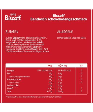 Lotus Biscoff Sandwich Biscuits with Milk Chocolate Cream - 15 Natural Ingredient Cookies - 9x150g Pack - No Dyes or Additives - Buy Online on SooperMarket.com