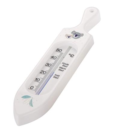 Rotho baby design bath thermometer from 0 months mercury-free measurement fluid cute koala motif Bella Bambina white 20057 0001 cr white with koala