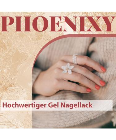 Phoenixy UV Gel Nail Polish Set - 10 Color DIY Starter Kit with 36W LED Nail Lamp | At-Home Gel Nail Art - Buy Online on SooperMarket.com