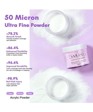 SAVILAND Acrylic Nail Kit with Drill - Complete Professional Set for Beginners | 45g Acrylic Powder 50ml Liquid Nail Brush & Tools - Buy Online on SooperMarket.com