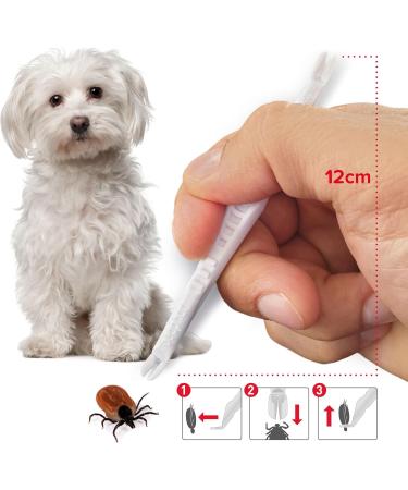 Beaphar Tick Pen for Dogs & Cats - Safely Remove Ticks Double-Head Design Reusable Portable - 12 cm - Buy Now! - Buy Online on SooperMarket.com