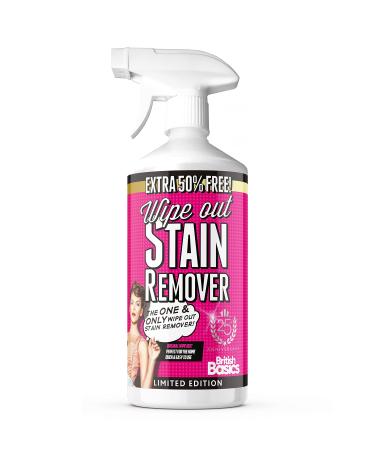 Wipe Out Stain Remover 750ml | Multi Purpose | Multi Surface | Removes all types of Stains | Extra 50% Free!